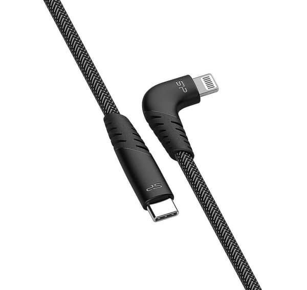 Silicon Strømkabel USB-C - Lightning Boost Link Nylon 1m, grå (LK50CL)