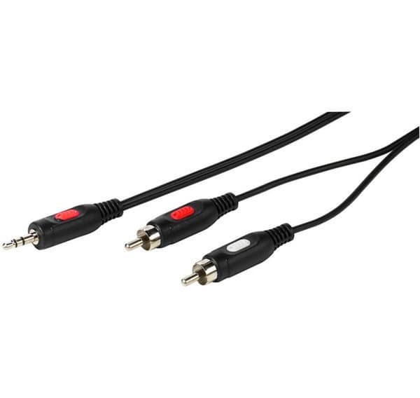 Vivanco kabel 3,5 mm - 2xRCA 2,5 m (46031)