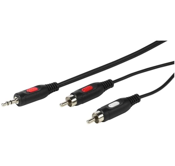 Vivanco-kaapeli 3,5mm - 2xRCA 1,5m (46030)