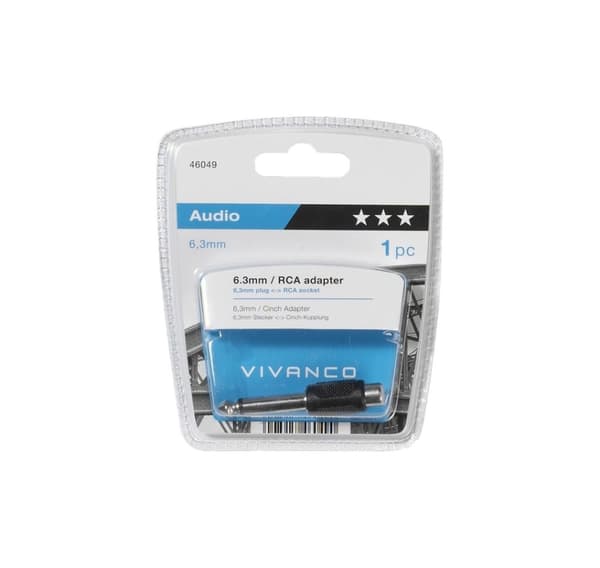 Vivanco adapter 6,3 mm - RCA (46049)