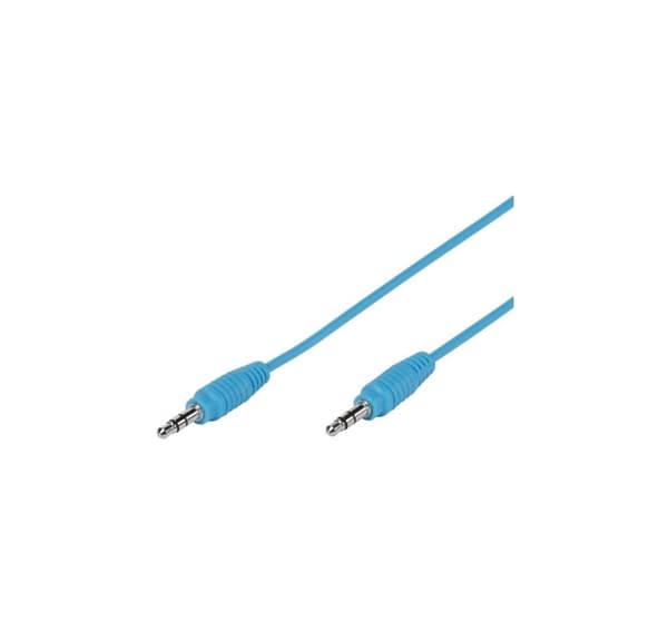 Vivanco-kaapeli 3,5mm - 3,5mm 1m, sininen (35812)