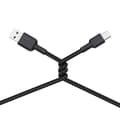 Miniatyrbild 4 av 5: USB-C-kabel till USB Aukey CB-NAC2 Svart 1,8 m