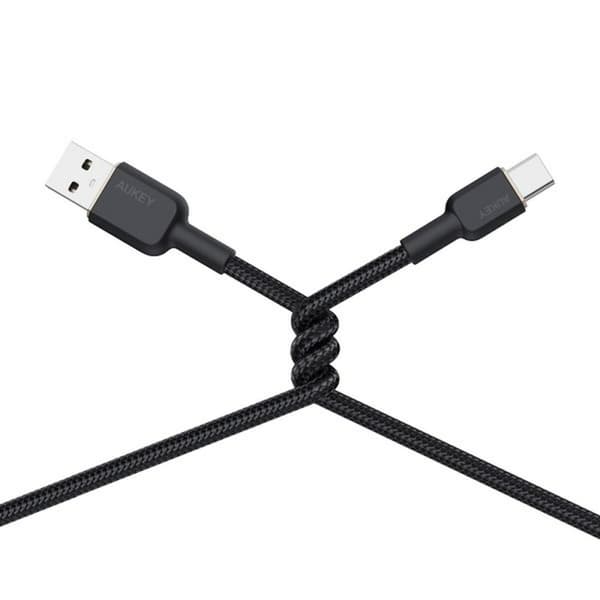USB-C-kabel till USB Aukey CB-NAC2 Svart 1,8 m