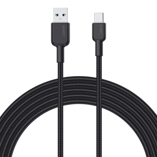 USB-C-kabel till USB Aukey CB-NAC2 Svart 1,8 m