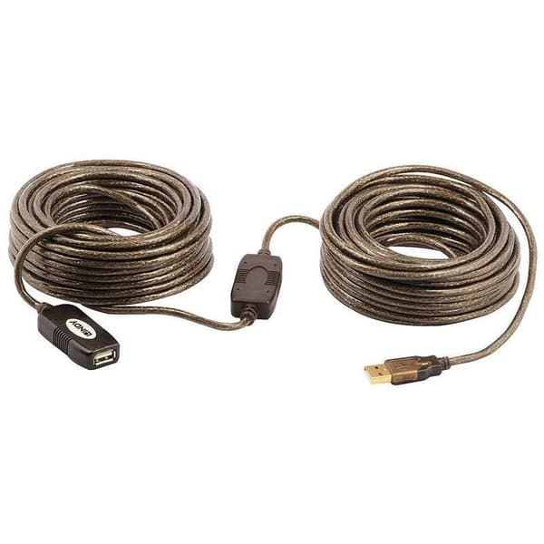 Lindy Usb-udvidelse Cable 20 M Gylden