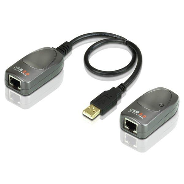 Aten Usb 2.0 Cat5e/6 Extender 60 M Musta