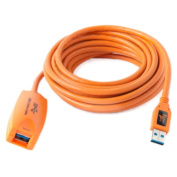 Tether Tools Usb 3.0 Active Extension 5 M Oranssi