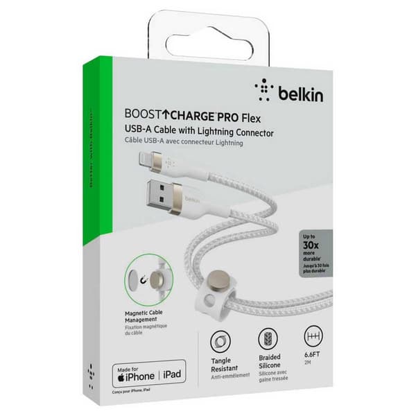 Belkin Kabel Caa010bt2mwh 2 M Hvid