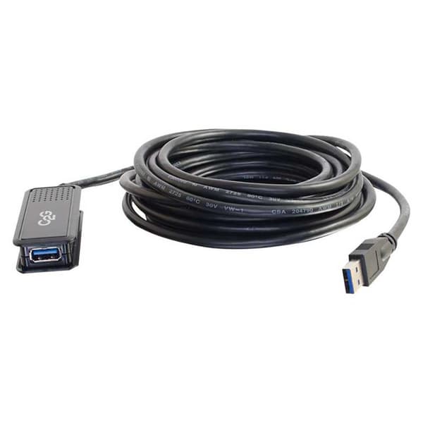 C2g Förlängningssladd Usb-a 5 M Silver