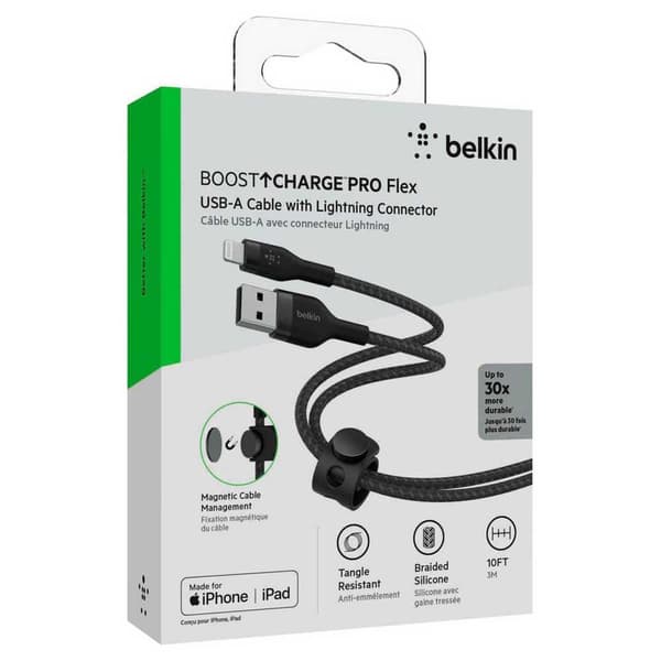 Belkin Kabel Caa010bt3mbk 3 M Sort