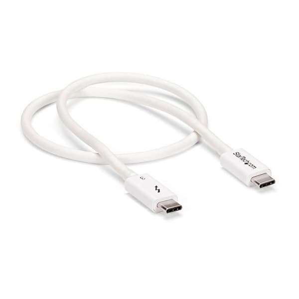Startech Thunderbolt 3 Cable 0.5m 40gbps Valkoinen