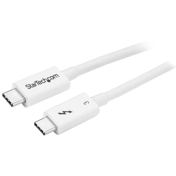 Startech Thunderbolt 3 Cable 0.5m 40gbps Valkoinen
