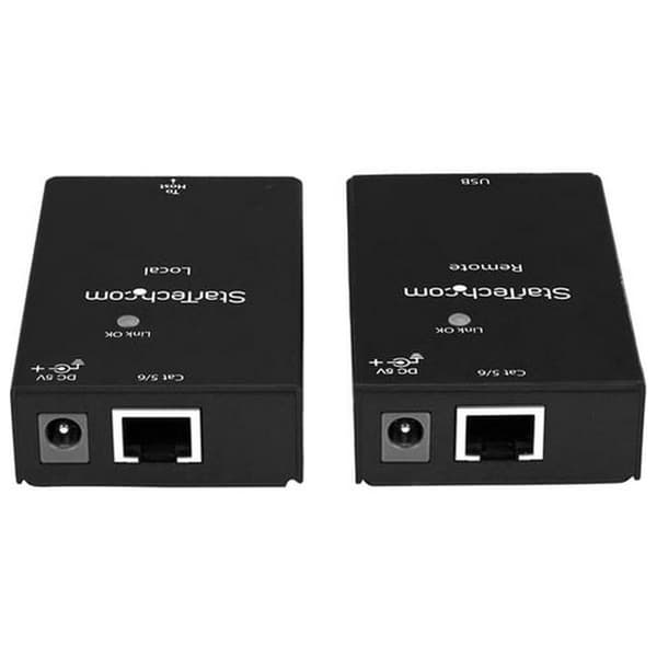 Startech Extensor Usb 2.0 Cat5 50 M Svart