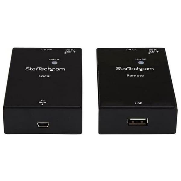 Startech Extensor Usb 2.0 Cat5 50 M Svart