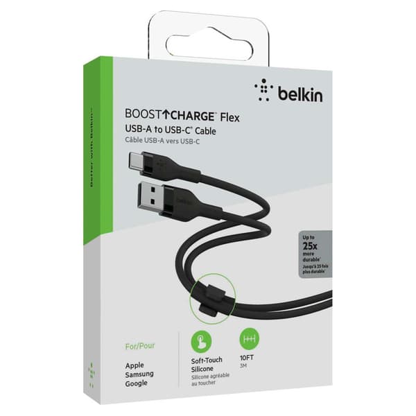 Belkin Usb-c Kabel Cab008bt3mbk 3 M Sort