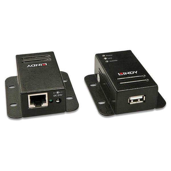 Lindy Usb-rj Usb 2.0 45 Extender 50 M Søvfarvet