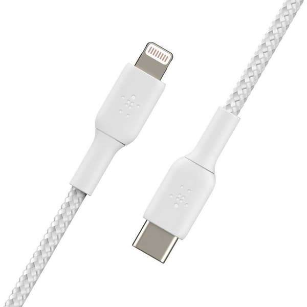 Belkin Boost Charge Lightning To Usb-c Cable Braided 2m Sort