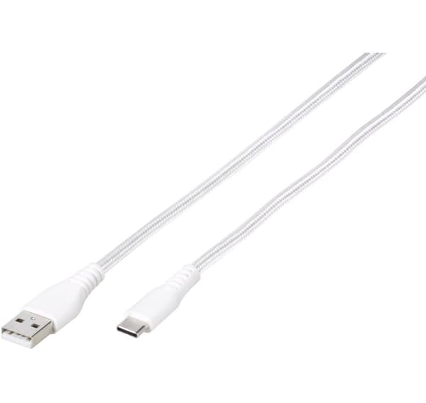Vivanco kabel USB-C - USB-A 1,5m, hvid (61696)
