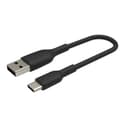 Miniatyrbild 1 av 2: Kabel Lightning Belkin CAB001BT0MBK Svart 15 cm