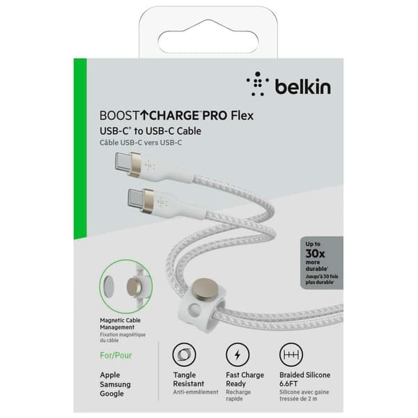 Belkin Usb-c Kaapeli Cab011bt2mwh 2 M Valkoinen