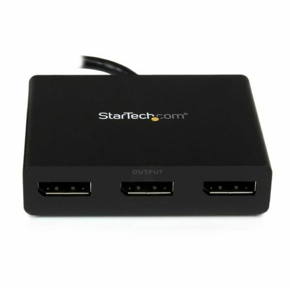 USB-HUB Startech MSTDP123DP Svart