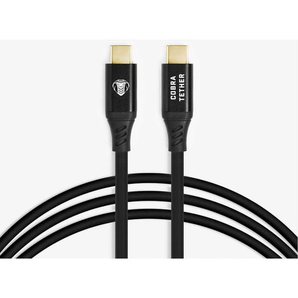 Cobra Tether Usb-c Till Usb-c-kabel Straight 10 M