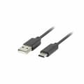 Miniatyrbild 1 av 2: USB A till USB-C Kabel Lanberg CA-USBO-31CU-0018-BK Svart 1,8 m (1 antal)