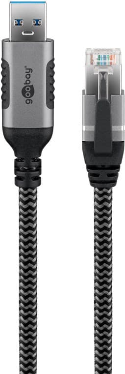 Ethernet-kaapeli USB-A 3.0 - RJ45, 5 m