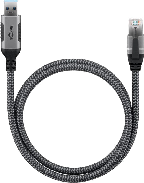 Ethernet-kaapeli USB-A 3.0 - RJ45, 5 m