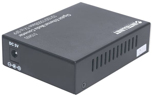 Intellinet Gigabit Ethernet till SFP Media Converter, 10/100/1000Base-Tx till SFP kortplats, tom (Euro 2-p