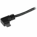 Miniatyrbild 2 av 3: USB-kabel till mikro-USB Startech USB2AUB2RA2M         Svart