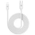 Miniatyrbillede 1 af 3: Celly Til Lightning-datakabel Usb-c 2 M Hvid