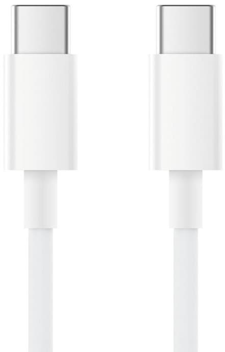 Set med 2 produkter. Xiaomi Mi-kabel USB-C - USB-C 1,5m, vit