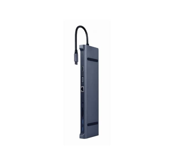 I/o-sovitin usb-c to hdmi/usb3/10in1 a-cm-combo10-01, Gembird