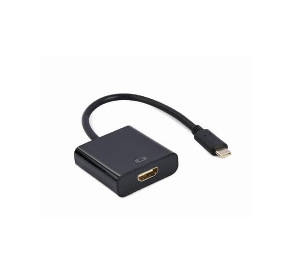 USB Type-C til HDMI adapterkabel, 4K, GEMBIRD Sort