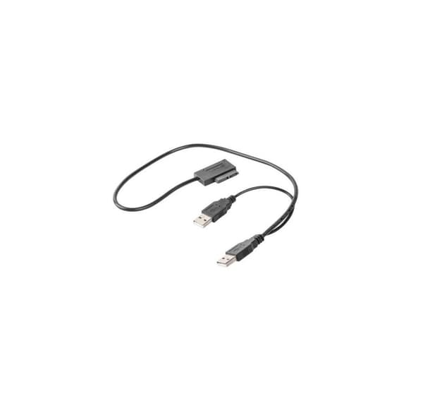 Extern USB till SATA-adapter för Slim SATA SSD, DVD, GEMBIRD