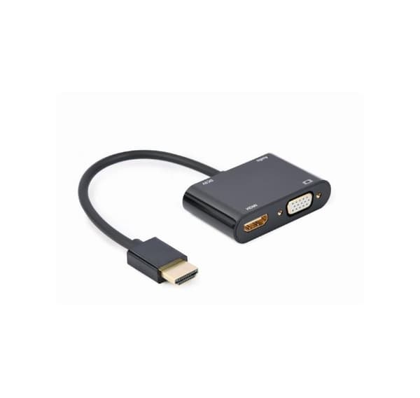 Adapter HDMI TIL HDMI, GEMBIRD Sort