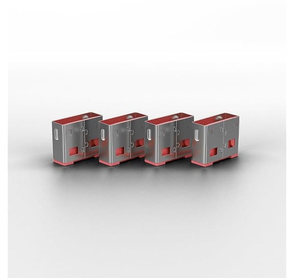 USB port blocker 10pack/pink 40460 Lindy