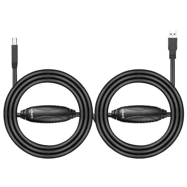 Lindy Usb Kaapeli 3.1 Active 10 M Hopeinen