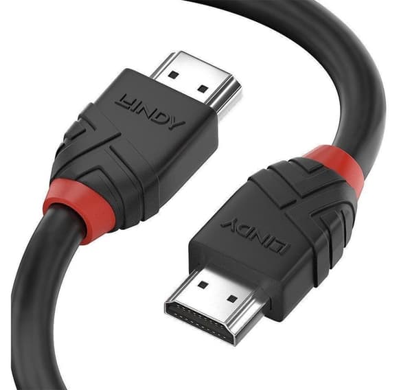 Kabel HDMI-HDMI 5M, sort, LINDY