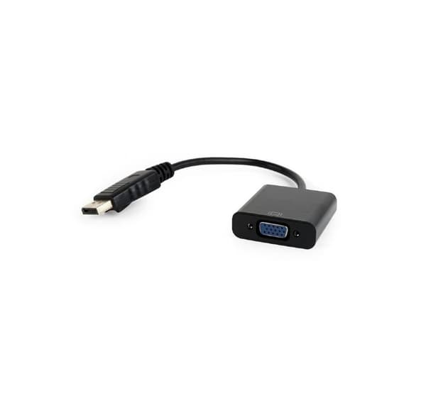 DisplayPort til VGA adapterkabel, sort, GEMBIRD