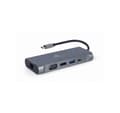 Miniatyrbillede 1 af 2: I/o-adapter usb-c til hdmi/usb3/7in1 a-cm-combo7-01, Gembird