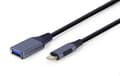 Miniatyrbilde 3 av 3: I/o-adapter usb-c til usb otg/grå a-usb3c-otgaf-01, Gembird