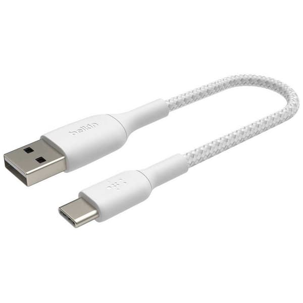 Belkin Till Usb-c-kabel Flätad Boost Charge Usb-a 0,15 M Svart