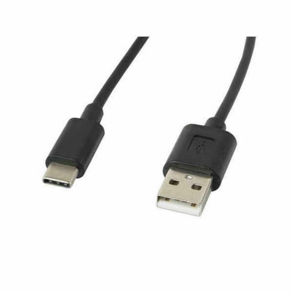 USB A - USB-C kaapeli Lanberg CA-USBO-10CC-0018-BK Musta 1,8 m (1 osaa)