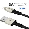 Miniatyrbild 3 av 4: Kraftfull 3A Mikro-USB och USB Datakabel – Snabb och Hållbar Laddning