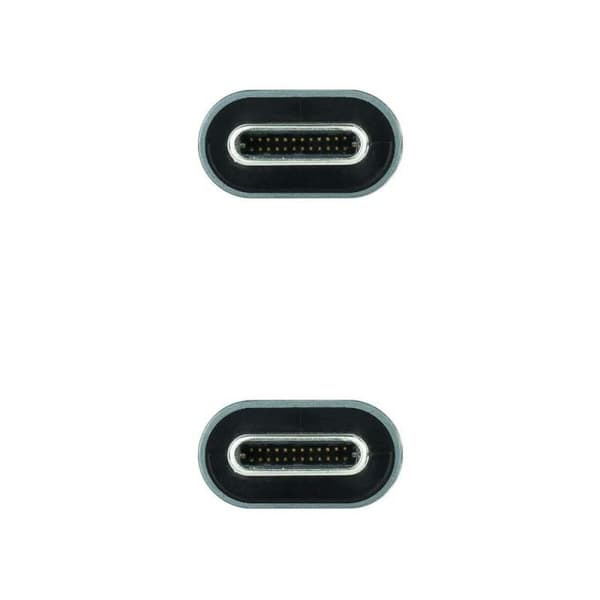 USB-C-kabel NANOCABLE 10.01.4301 Svart 1 m (1 antal)