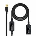 Miniatyrbild 1 av 2: Skarvsladd USB NANOCABLE 10.01.0212 10 m Svart 10 m