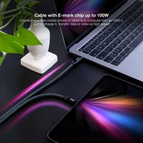 USB-C-kabel NANOCABLE 10.01.4302-COMB 2 m (1 antal)