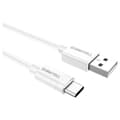 Miniatyrbild 1 av 2: USB-kabel DURACELL USB5031W 1 m Vit